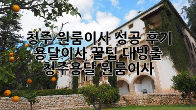 청주 원룸이사 성공 후기🏠 용달이사 꿀팁 대방출! #청주용달 #원룸이사